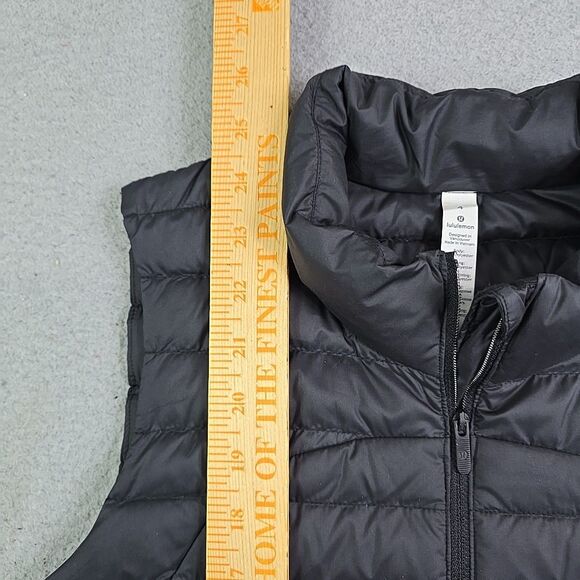 Lululemon Pack It Down Puffer Vest Womens Size 4 Black 700 Fill Hiking Ski Walk - Picture 12 of 12